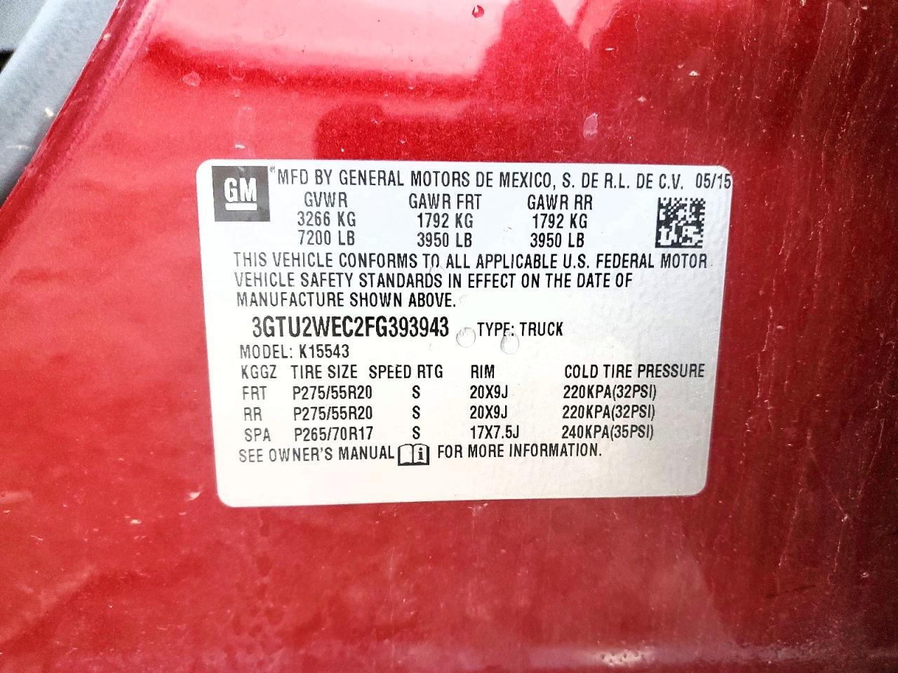 2015 GMC Sierra K1500 Denali