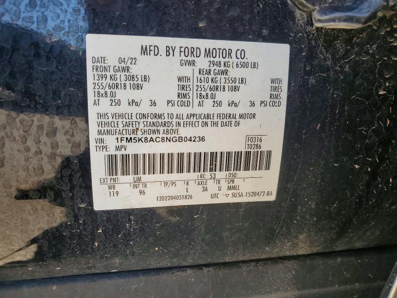 2022 Ford Explorer Police Interceptor