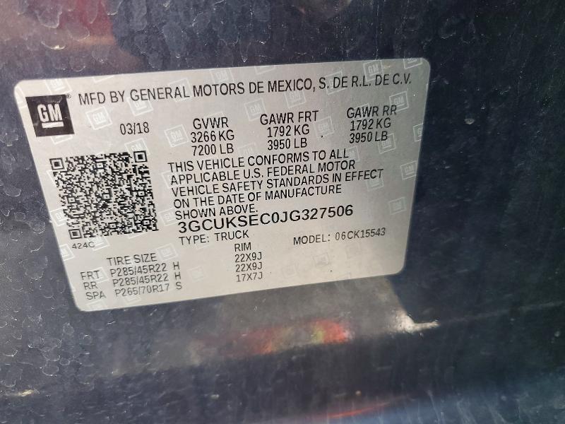 2018 Chevrolet Silverado K1500 LTZ