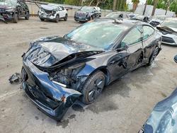 Tesla salvage cars for sale: 2022 Tesla Model 3