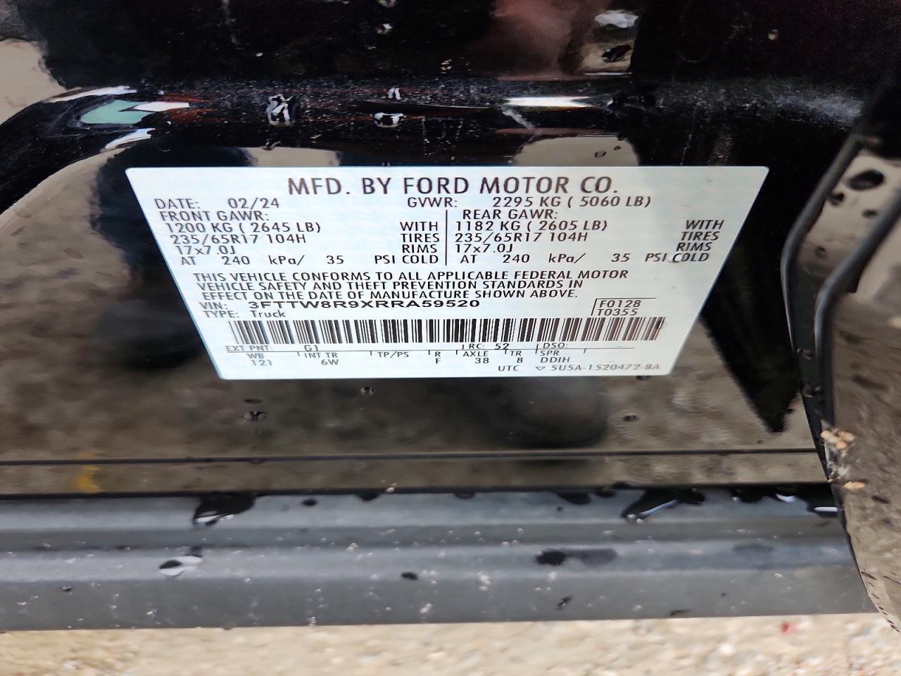 2024 Ford Maverick Lariat Tremor