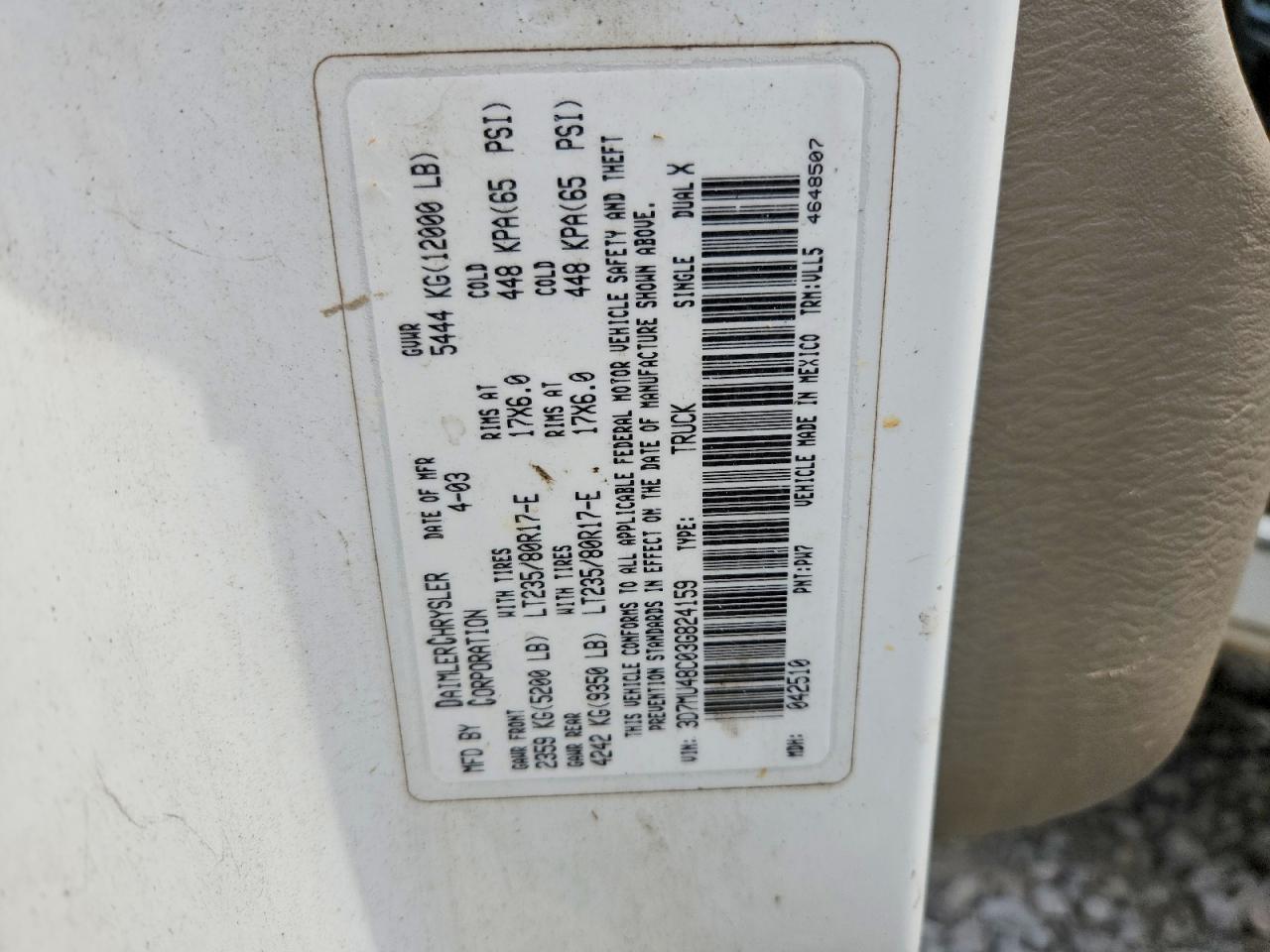 2003 Dodge RAM 3500 ST