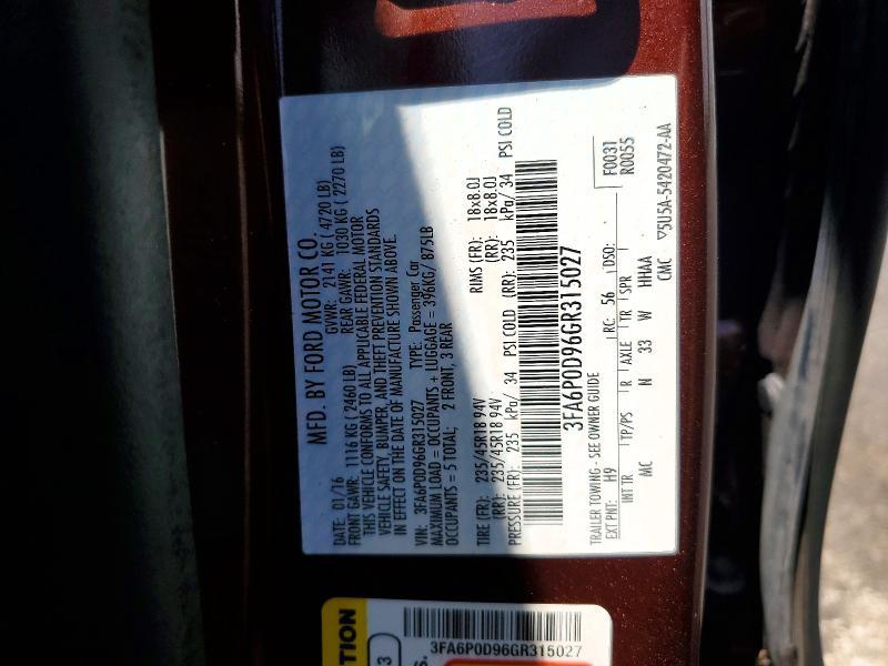 2016 Ford Fusion Titanium