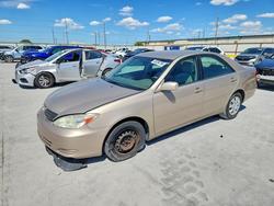 Toyota salvage cars for sale: 2004 Toyota Camry le