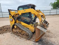 Salvage trucks for sale at Mercedes, TX auction: 2023 Caterillar 2023 Caterpillar 259D3 Tracked Skid Steer Loader