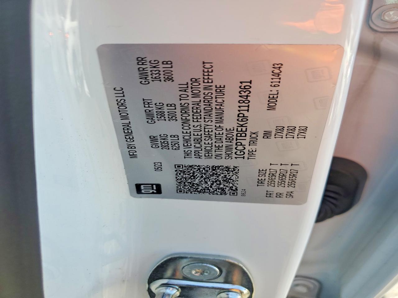 2023 Chev Colorado