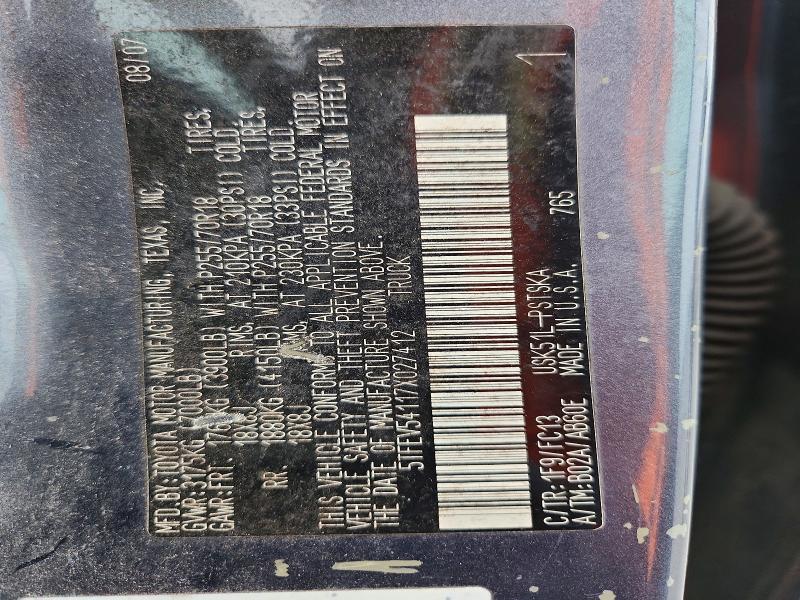 2007 Toyota Tundra SR5