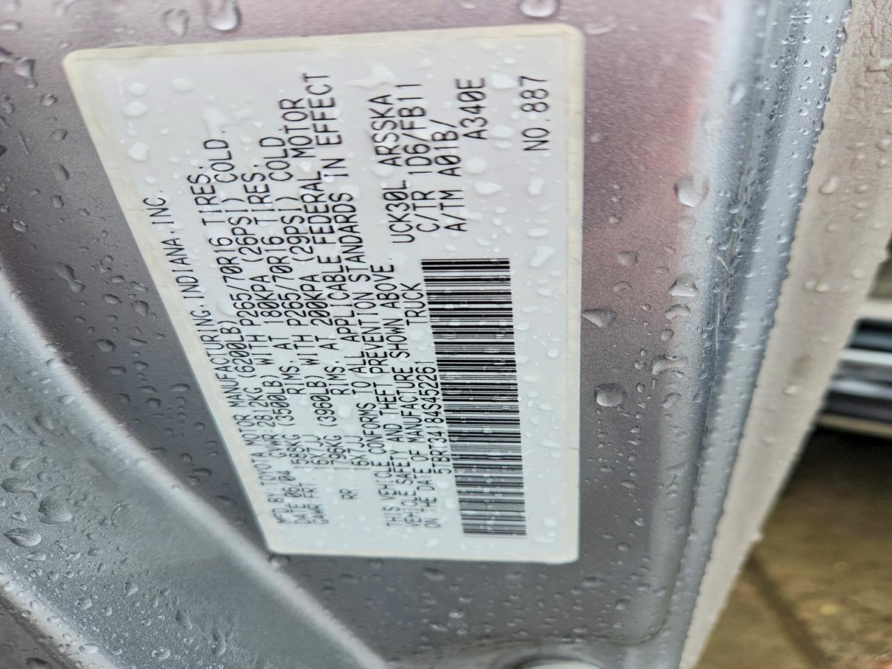 2004 Toyota Tundra SR5