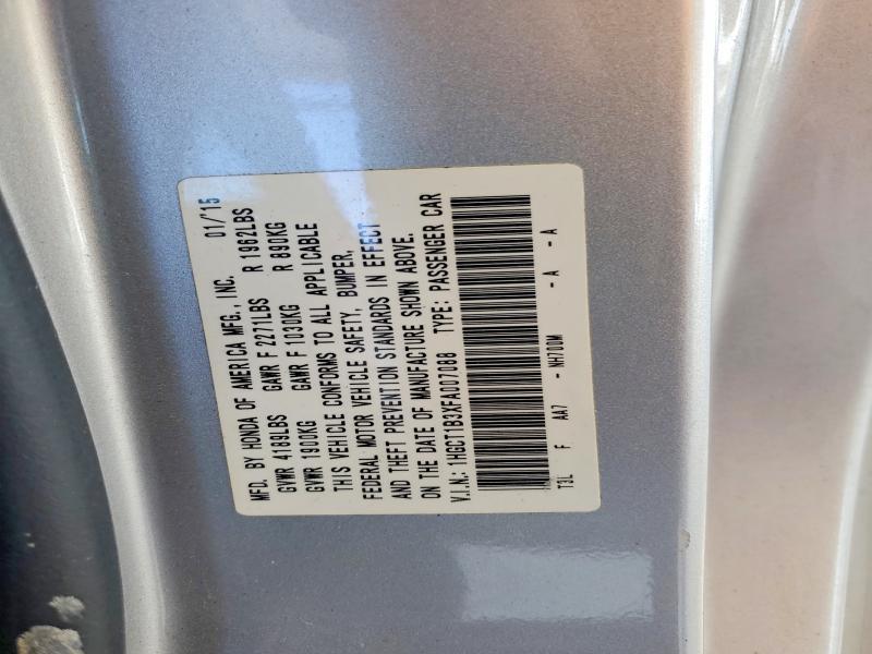 2015 Honda Accord Lx-s