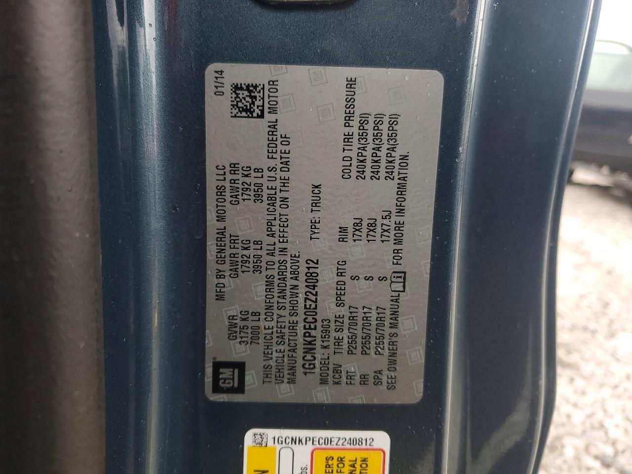 2014 Chevrolet Silverado K1500