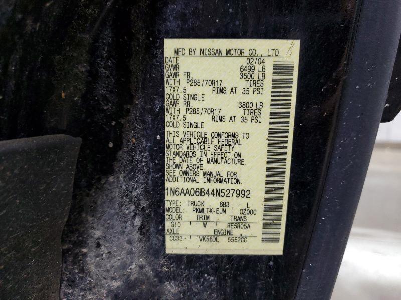 2004 Nissan Titan XE
