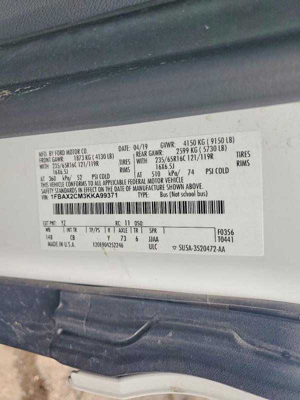 2019 Ford Transit T-350