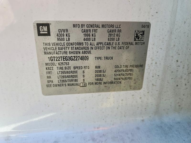 2016 GMC Sierra K2500 slt