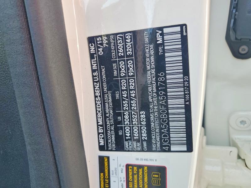 2015 Mercedes-Benz Ml 400 4matic