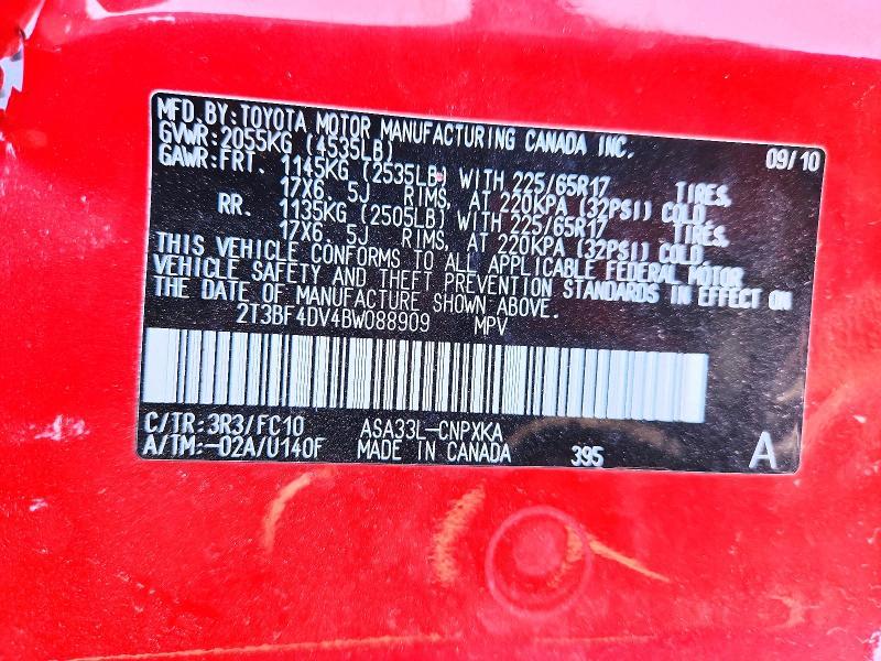 2011 Toyota Rav4 Base