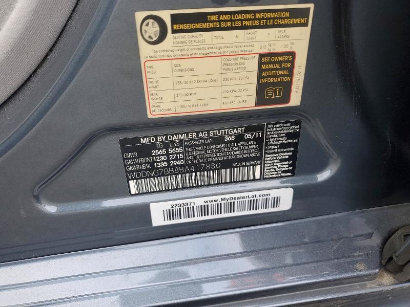 2011 Mercedes-Benz S 550