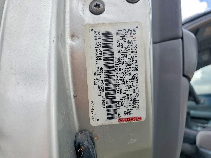 2000 Toyota Camry le V6