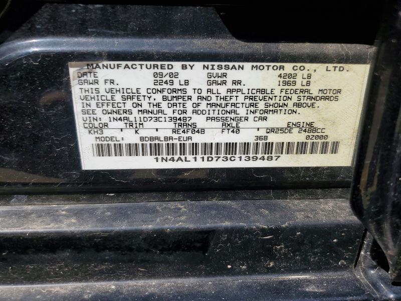 2003 Nissan Altima 2.5