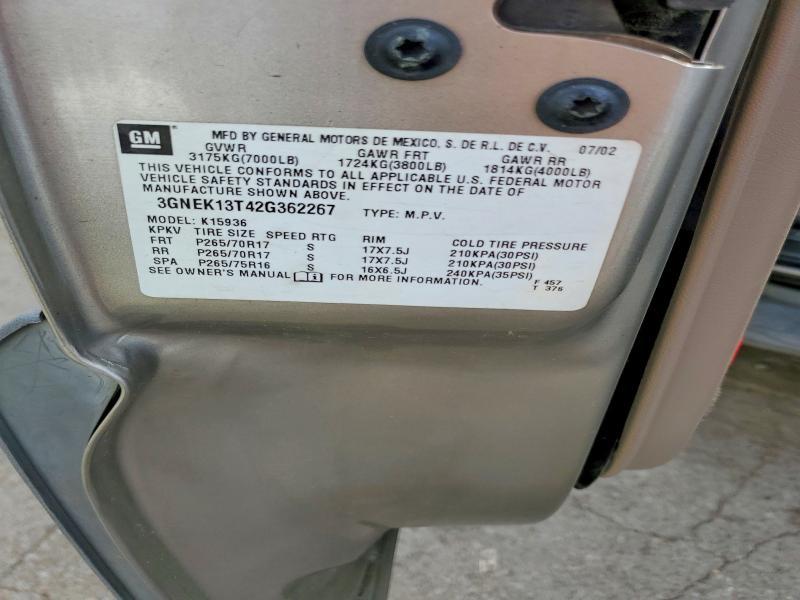 2002 Chevrolet Avalanche K1500