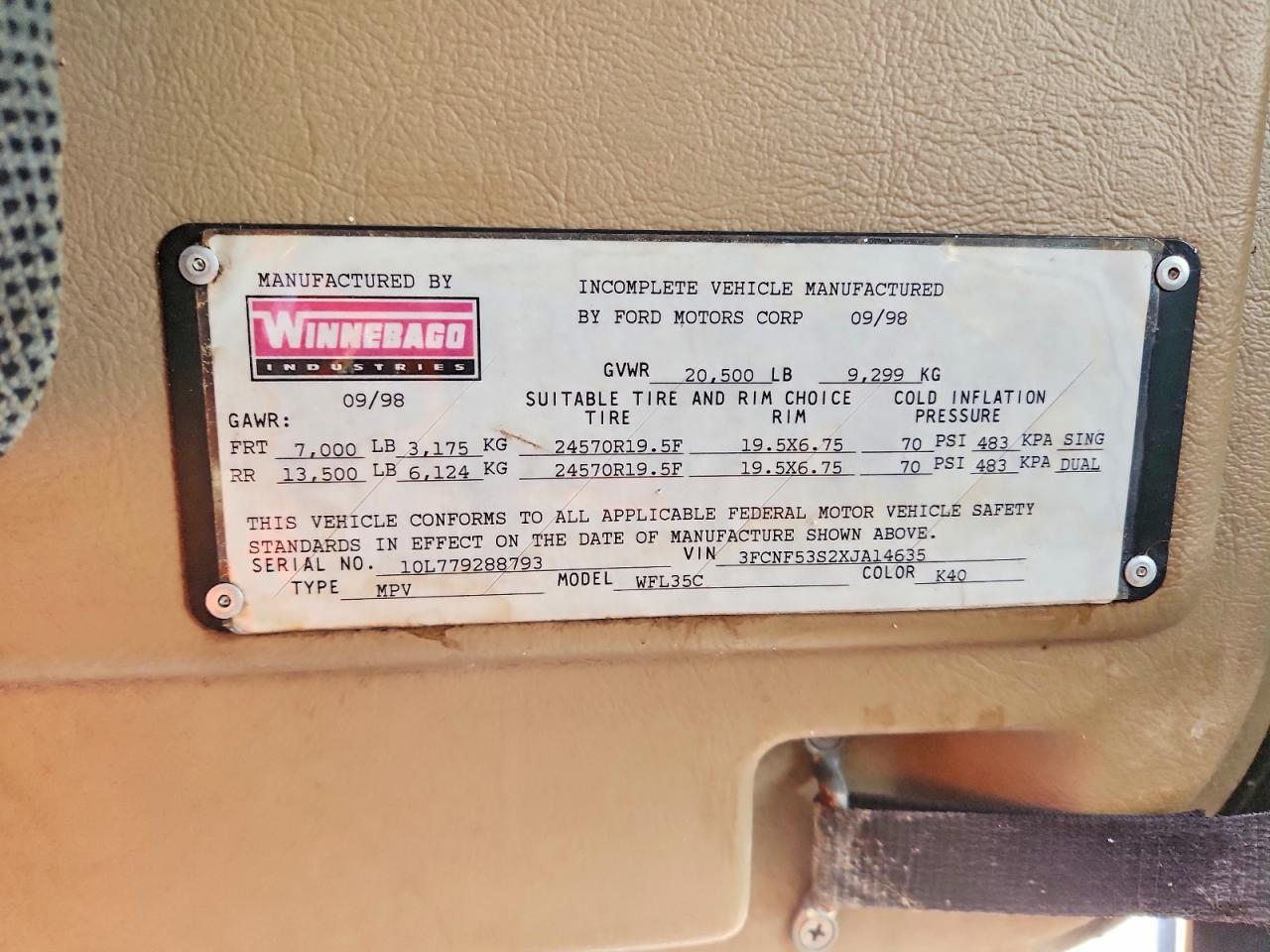 1999 Ford F550 Super Duty