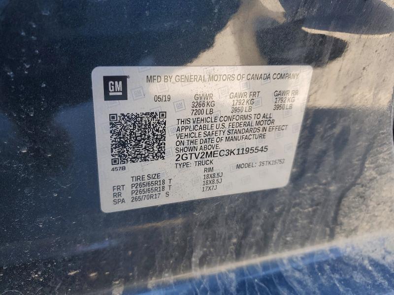 2019 GMC Sierra Limited K1500 SLE