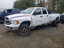 Salvage trucks for sale at Waldorf, MD auction: 2004 Dodge RAM 3500 ST