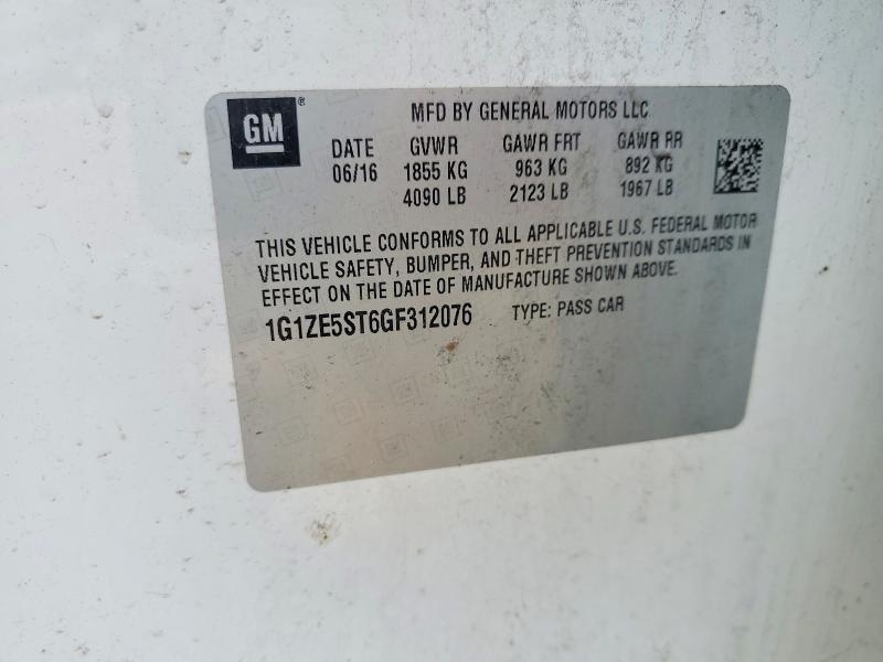 2016 Chevrolet Malibu lt