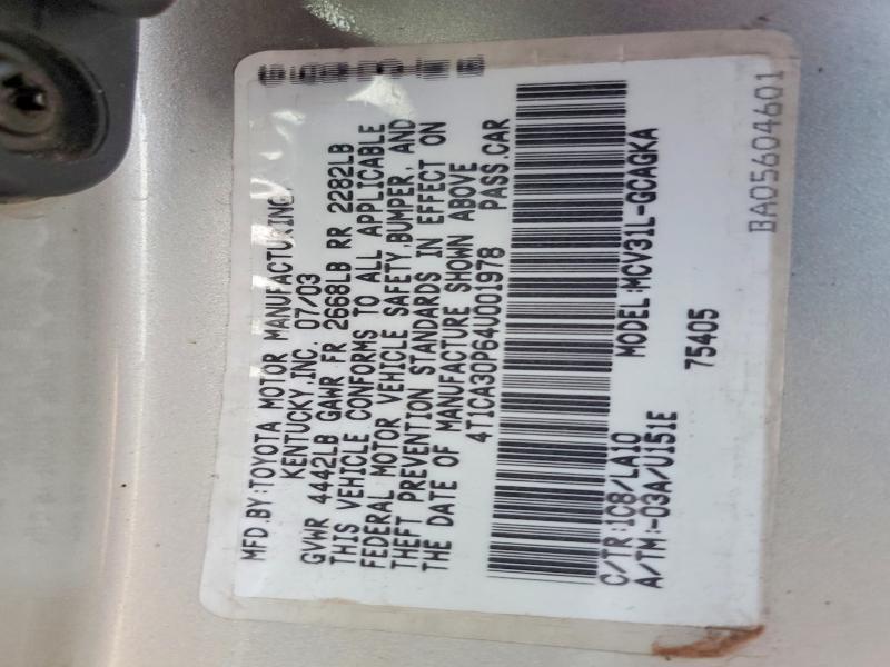 2004 Toyota Camry Solara sle V6