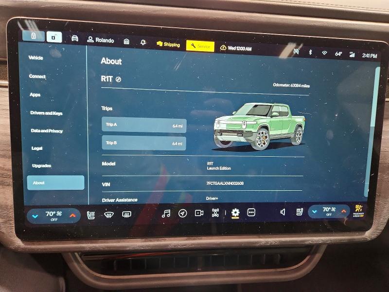 2022 Rivian R1T Launch Edition