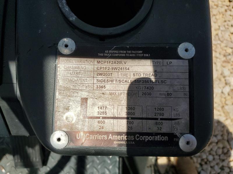 2017 Unicariers 2017 Unicarriers MCP1F2A20LV Forklift