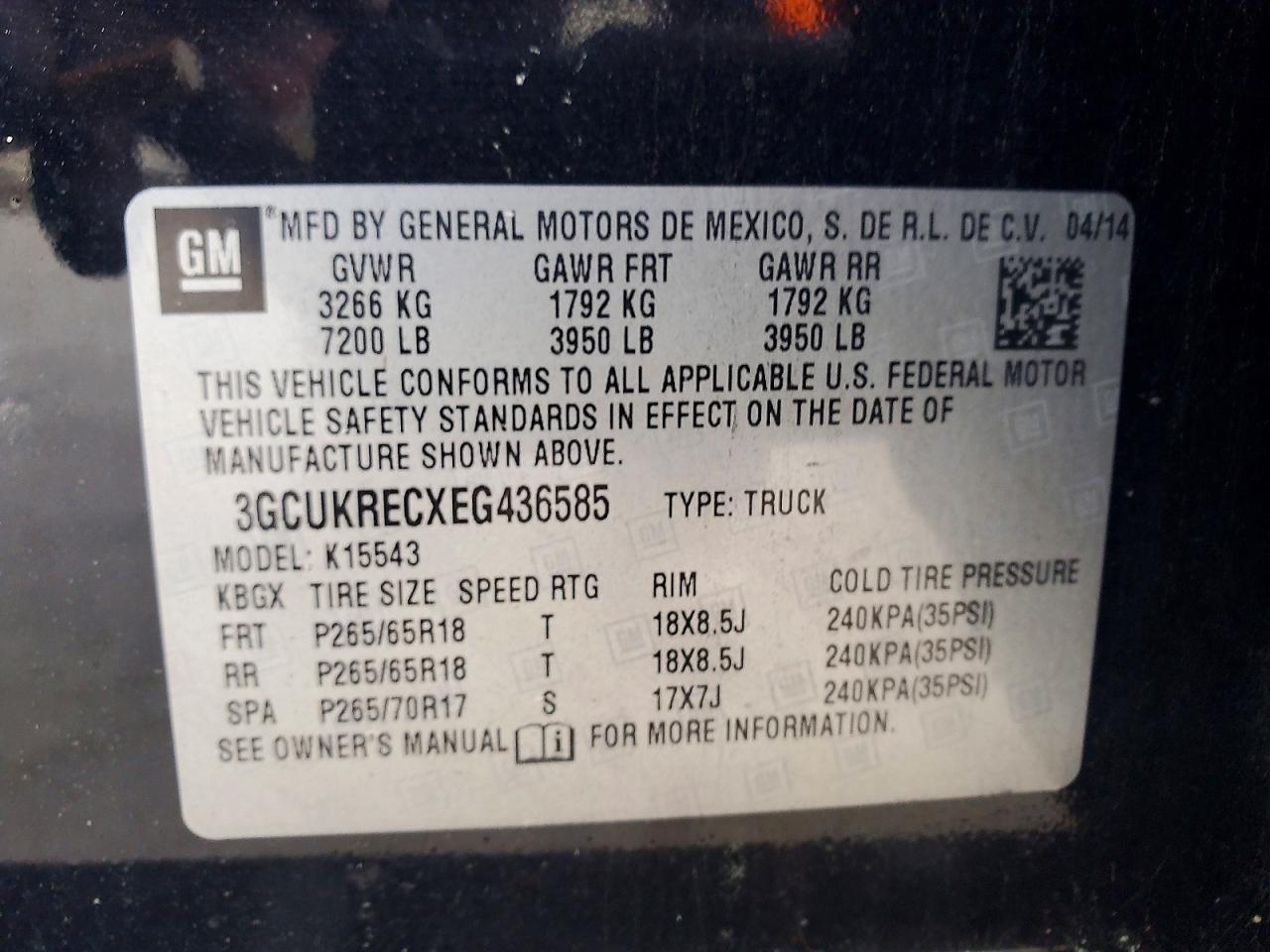 2014 Chevrolet Silverado K1500 LT