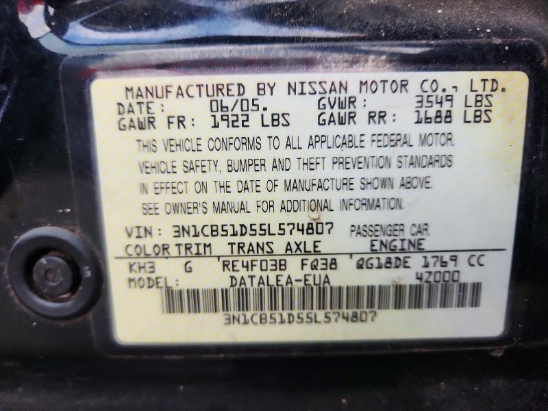 2005 Nissan Sentra 1.8