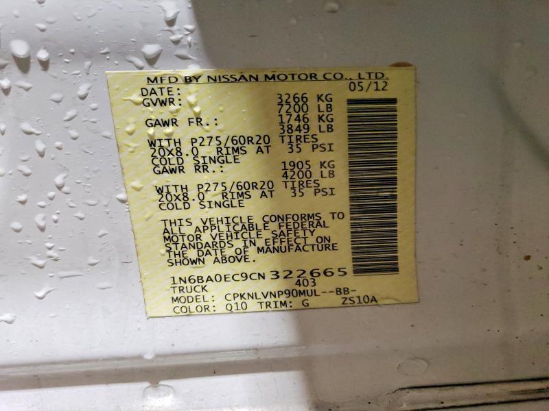 2012 Nissan Titan SV