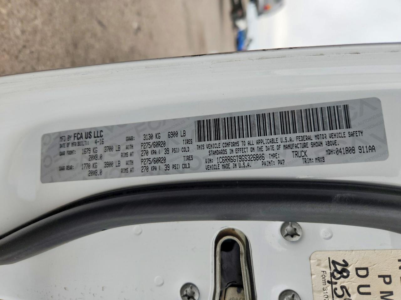 2016 Dodge RAM 1500 SLT