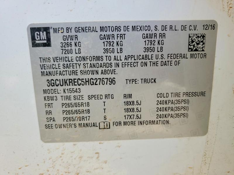 2017 Chevrolet Silverado K1500 LT