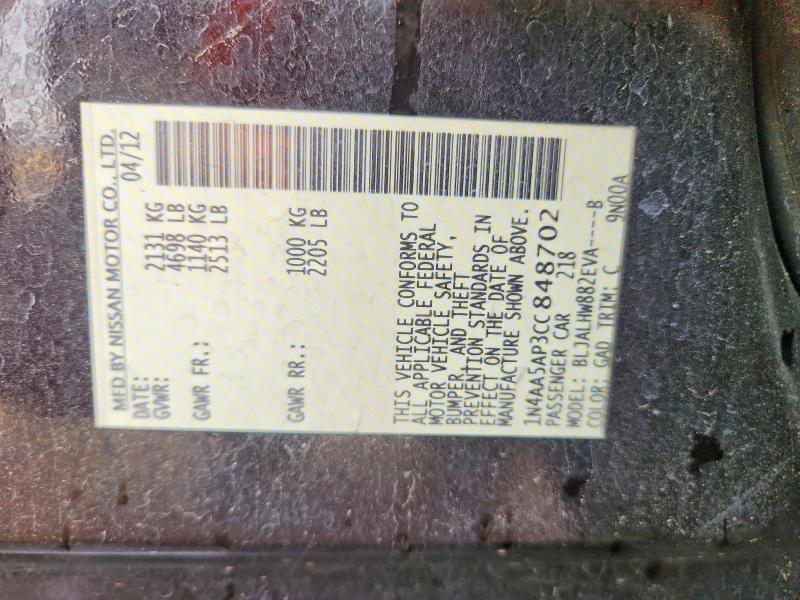 2012 Nissan Maxima 3.5 s