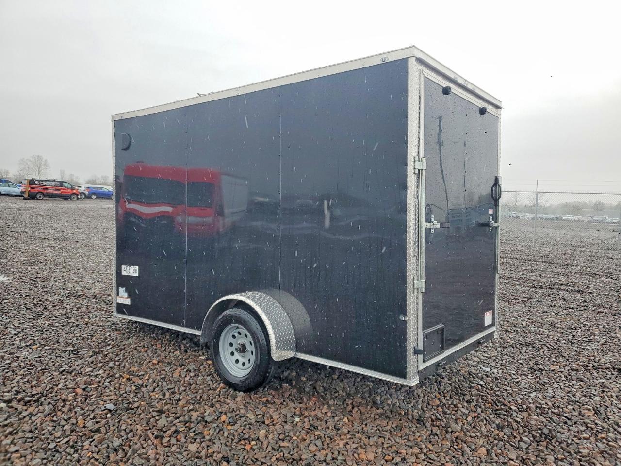 2025 J&C 6X12SA Enclosed Cargo Trailer
