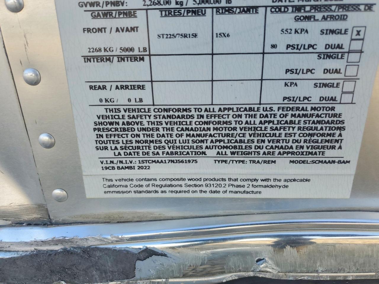 2022 Airstream Camper