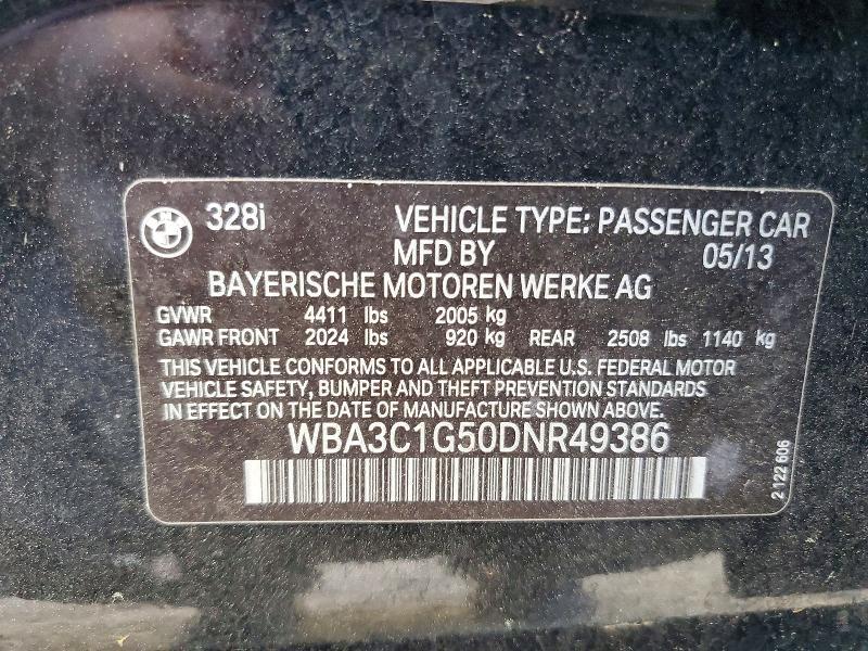 2013 BMW 328 i Sulev