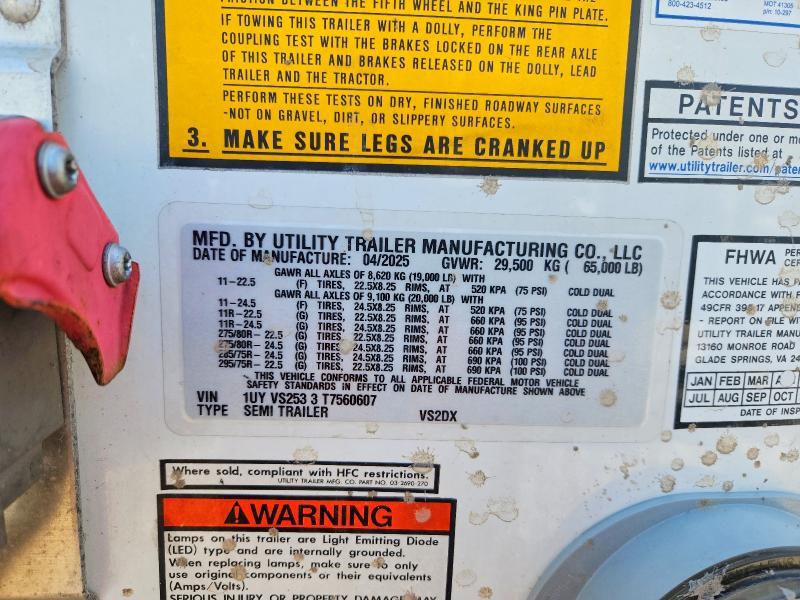 2026 Utility Trailer 2026 Utility VS2DX DRY Van Trailer