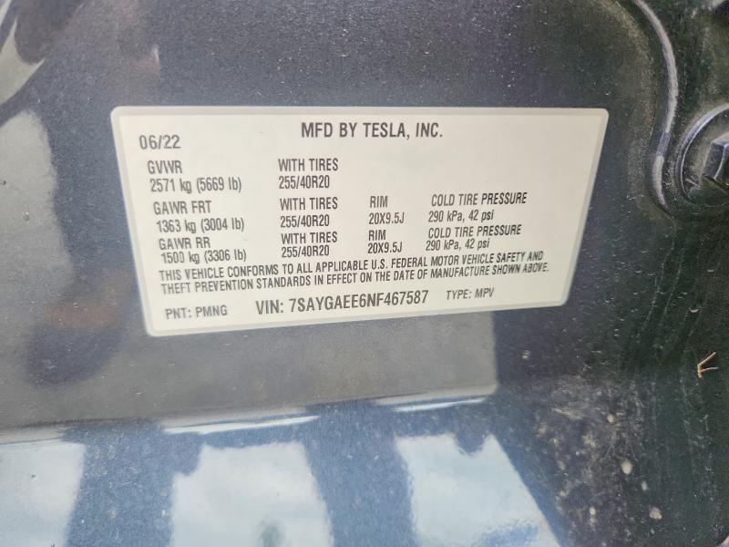 2022 Tesla Model y