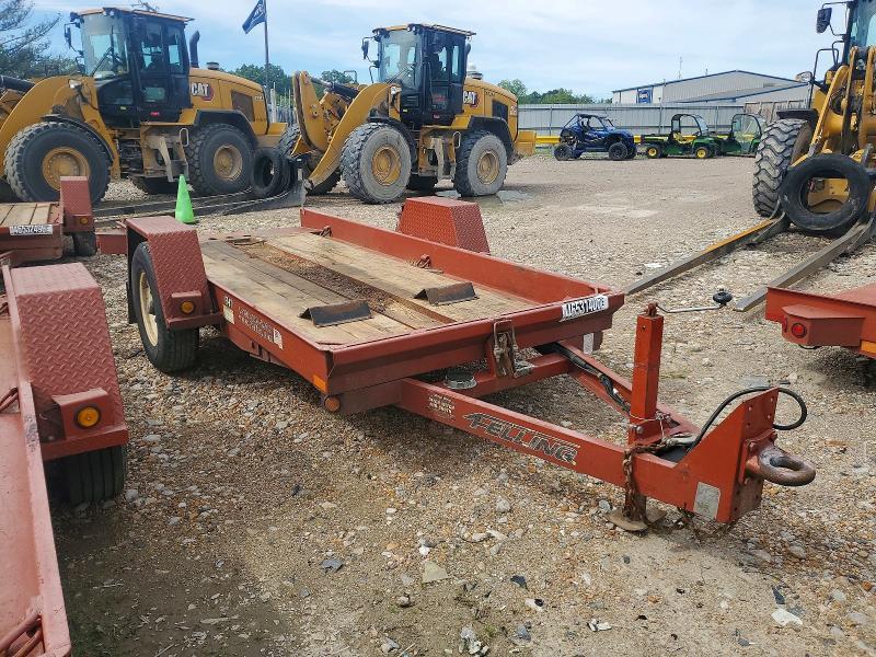 2015 Felling FT-6 T-1 Tilt Deck Equipment Trailer