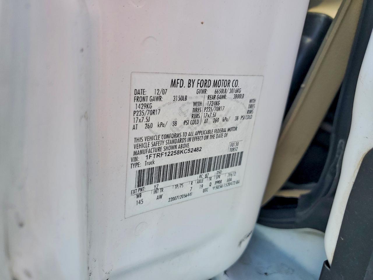 2008 Ford F150
