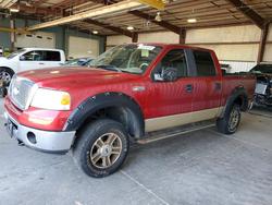 Salvage trucks for sale at Eldridge, IA auction: 2007 Ford F150 Supercrew