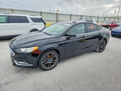 Ford salvage cars for sale: 2018 Ford Fusion se