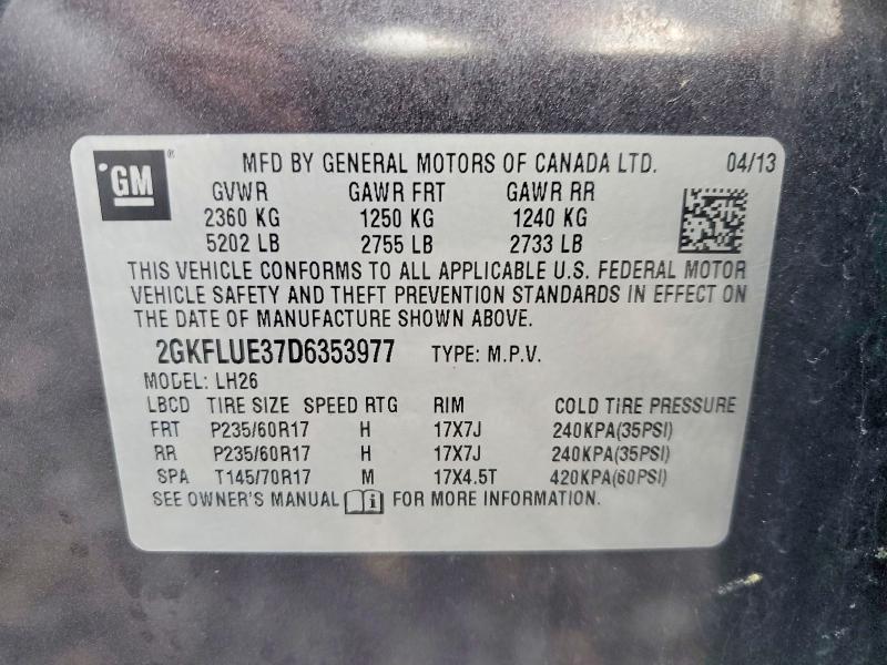 2013 GMC Terrain slt