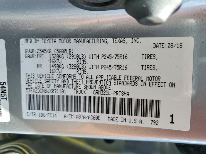 2018 Toyota Tacoma SR5 V6
