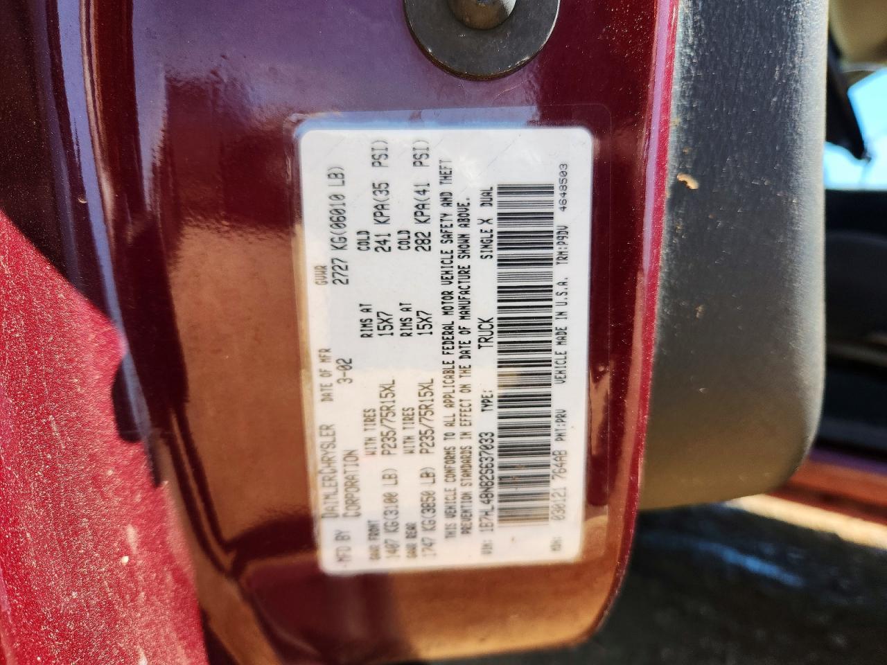 2002 Dodge Dakota Quad SLT