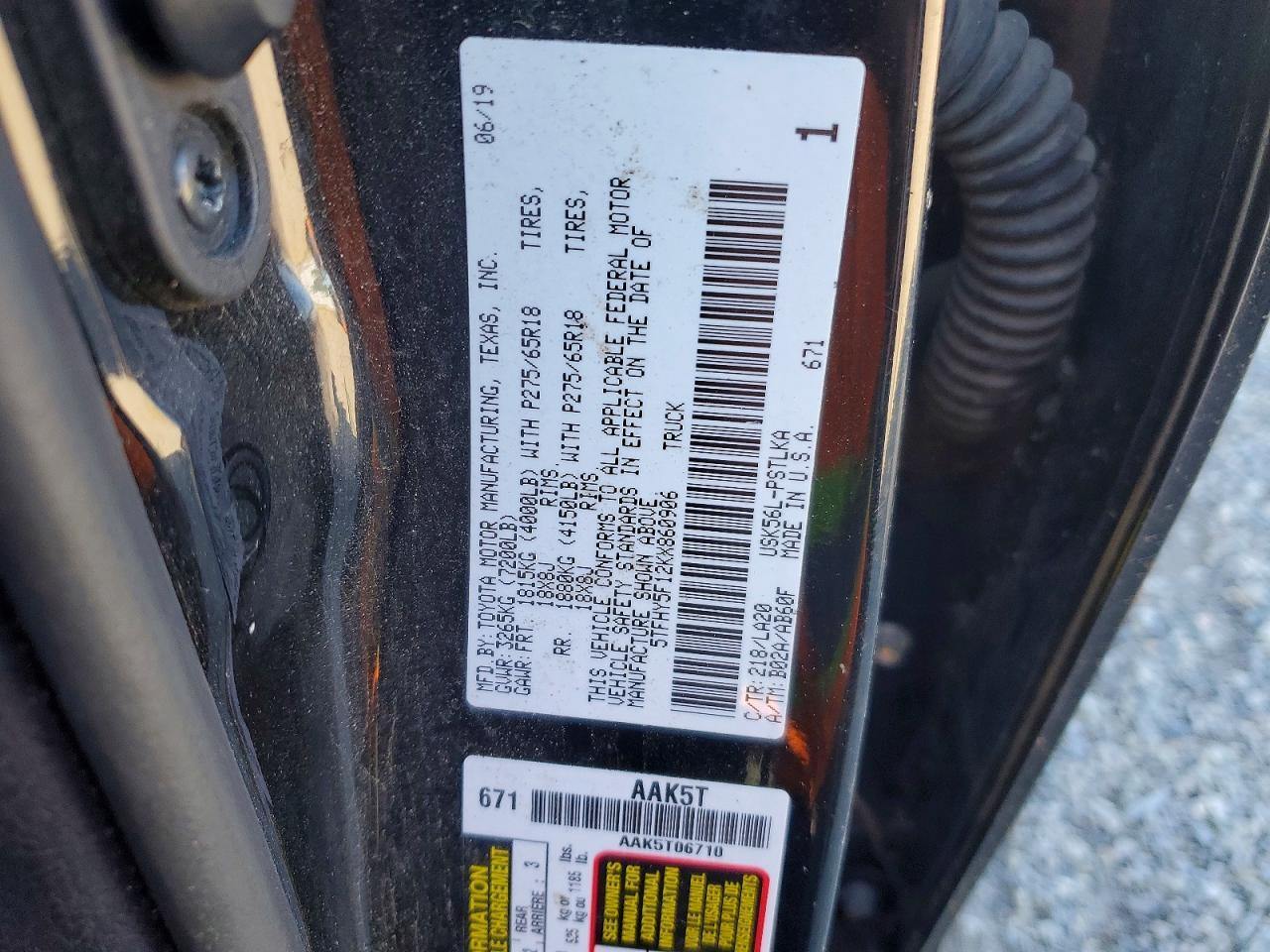 2019 Toyota Tundra Limited