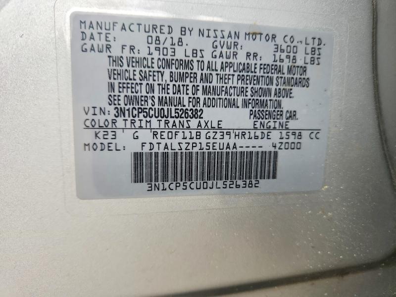 2018 Nissan Kicks sv